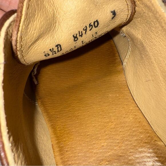 Frye Brown Leather Oxford Shoes Men’s 8.5 - Picture 4 of 9